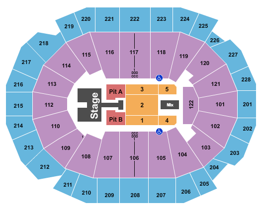 Fiserv Forum Kelsea Ballerini Seating Chart